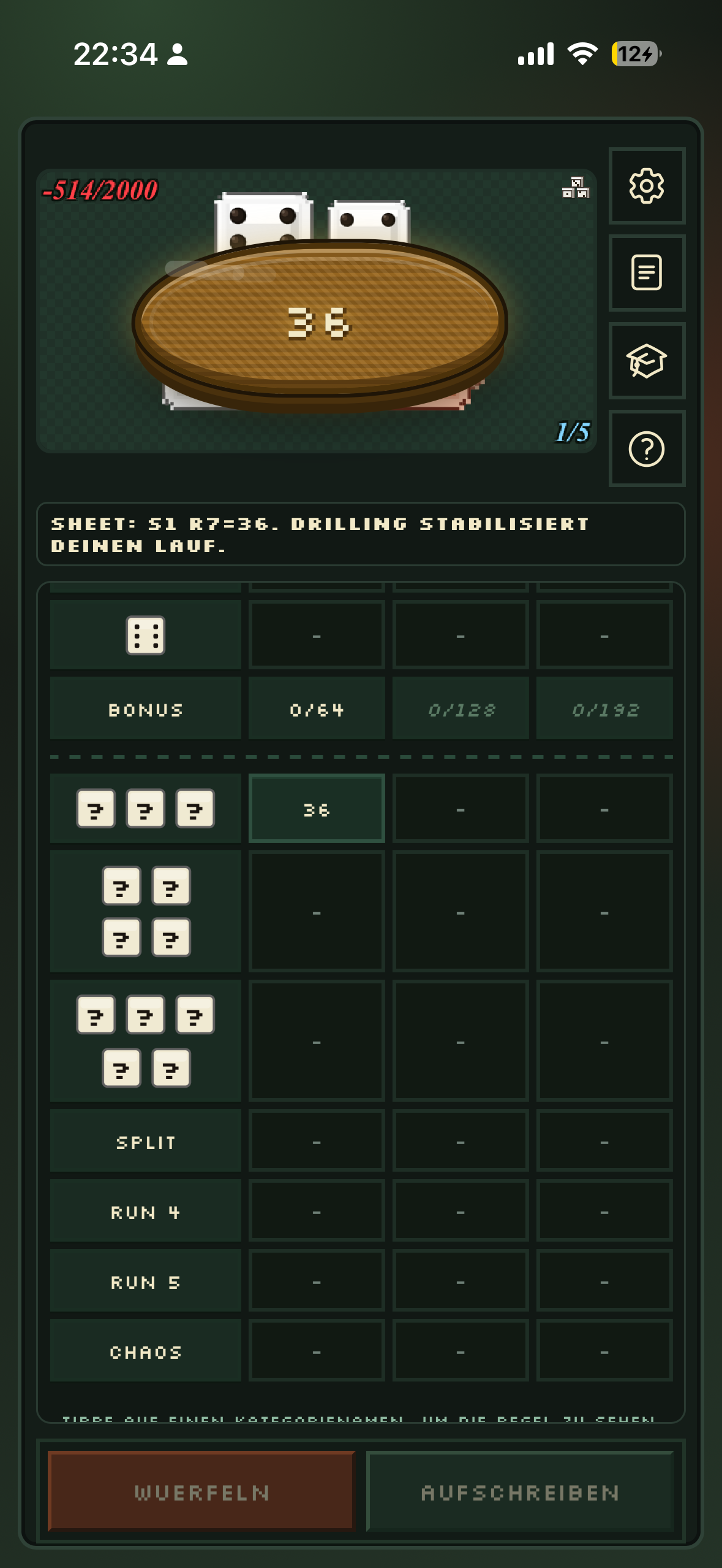 Würfel einschreiben